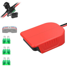 Power Wheel DIY Adapter for 20V Battery Dock Power Connector for Rc Toy Car Truck, E-Bike, (14AW Wire)