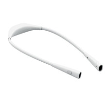 Neck Light, Book Light for Reading and Crocheting, Rechargeable Knitting Crochet Light(White)