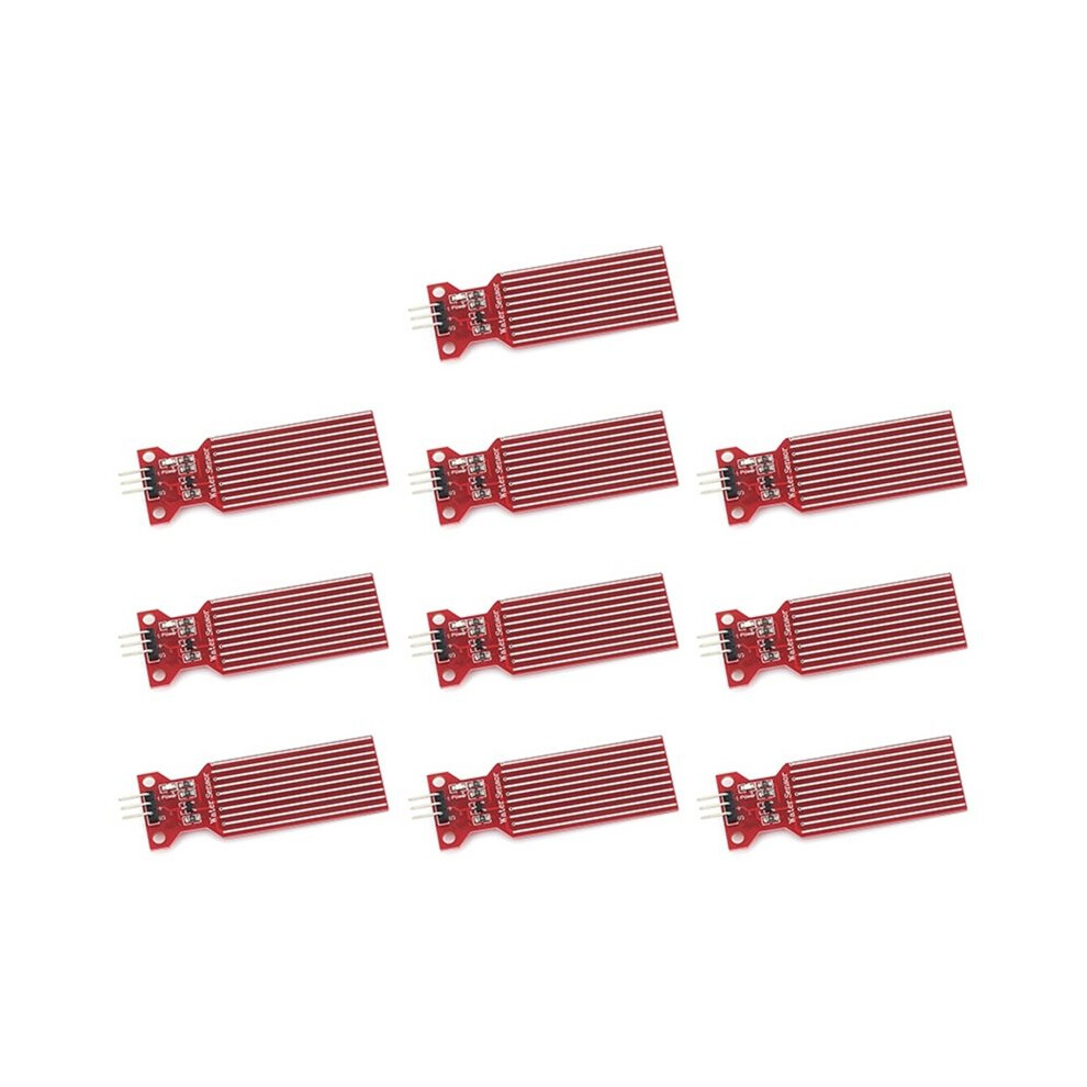 10Pcs 3V-5V Rain Water Level Sensor Module Detection Liquid Surface Depth Height For Diy Water Sensor 4711391378437