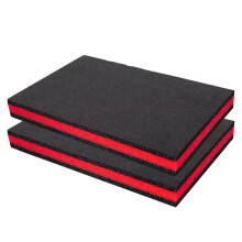 Toolbox EPE Foam, Cuttable Polyurethane Foam Sheets,Toolbox Organization & Shock-Absorbing Foam 400x330x25mm,2PCS