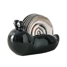 Light Luxury Ceramic Snail Bone Spitting Dish Set Home Small Dish Living Room Coffee Table Decoration Fruit Plate