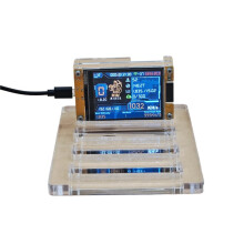 1030KH/S Upgraded BTC Solo Miner with 4 Slots Stand 2.8 Inch Touchscreen Bitcoin Crypto Solo Lottery Miner