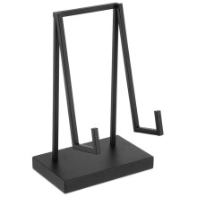 Metal Display Easel Stand 8 X 5 X 3 Inch Black Tabletop Easel Stand Tabletop Display Holder for Books Plate Photo Frame