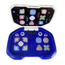 Rhythm Master Kids Training Game Machine - Level Challenge, Stress Relief, Flip Handheld Dance Mat.