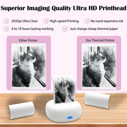 Sticker Printer, Portable Thermal Sticker Maker,   Label Maker Machine 1
