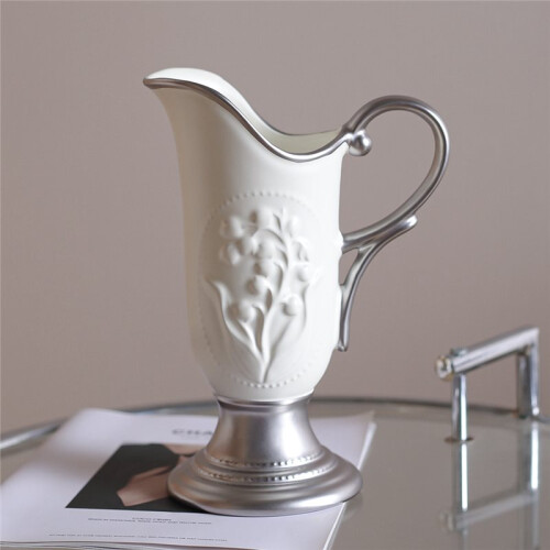 EINSOG American Style Ceramic Vase for Elegant Home Decor, Hydroponic Retro Container 1