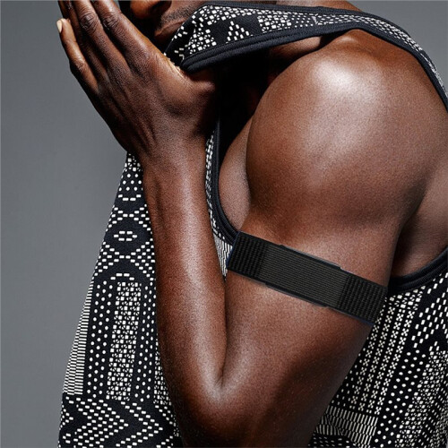 For  Armband, Huami Helio Strap, Sport Long Arm Strap, Nylon Loop, One Full Coverage Bicep Strap, 2
