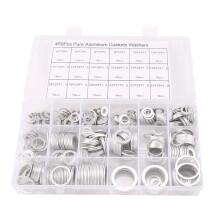 450 Stuks Aluminium Pakking Aluminium Platte Ring Aluminium Afdichtring Combinatie