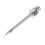 510 Interface Soldering Iron Tip  Portable USB Soldering Iron Tip Welding Rework Accessory Tool 8W,Silver Pointed 1