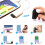 Wireless Mouse USB Ring 2.4G Wireless Finger Lazy Mouse for Computer Mobile Phone Tablet  -Compatible 5