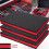 Toolbox EPE Foam, Cuttable Polyurethane Foam Sheets,Toolbox Organization & Shock-Absorbing Foam 400x330x25mm,2PCS 2