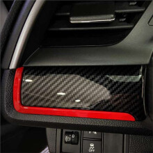 Car Console Center Dashboard Cover Trim Decorative Stickers for 10Th 2016-2021 LHD