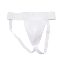Groin Protector Cup Men, Boxing Kickboxing Muay Groin Guard, Ventilated Adjustable, Karate Fighting Training M