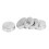 48 Pcs 14mm Dia Stainless Steel Decorative Mirror Screw Cap Nails 3