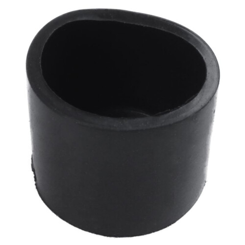 Rubber Caps 160-Piece Black Rubber Tube Ends 10mm Round 2