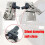2 Pack Tip-Out Tray Hinges for Sink-Front Drawer, Sink Front Tip-Out Trays Hinges False Front Cabinet Clips 2