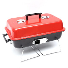 Stainless Steel Portable Charcoal Grill, Folding BBQ Grill for Outdoor Camping and Picnic
