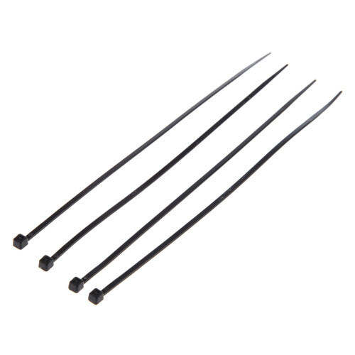 8 inch Plastic Cable Zip Ties 200-Pack (Black) 1