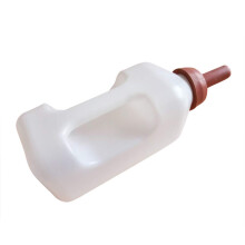 2L Calf Feeding Bottle with Nipple and Ergonomic Handle for Newborn Cattle, Easy Clean and Secure Seal