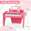 Digitales Kinderpiano mit 25 Tasten - Einstellbare Geschwindigkeit, Rosa 1