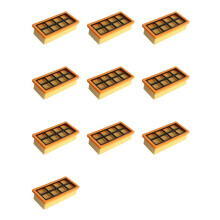 10X Filter 6.415-953.0 voor  AD 2, AD 3.000, AD3.200, AD 3 Premium Open Haard, AD 4 Premium Robotic Stofzuiger Onderdeel