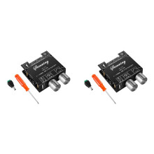 2X YS-LT21 2.1-Kanaals -Versterkerkaart 15W+15W+30W met Subwooferknop Aanpassingsencoder Audiomodule DC9-24V