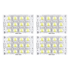 4X New 3V 5V 12 LED Super Bright White Piranha LED Circuit Board LED Lights Light Yacht