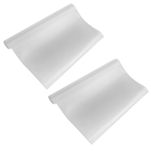 2X Clear Drawer Liner Kitchen Cupboard Mat Cabinet Table Protector Non Slip 45X120cm