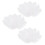 30 Pieces White Natural Ostrich Feather 20-25cm Wedding DIY 1