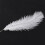 30 Pieces White Natural Ostrich Feather 20-25cm Wedding DIY 4