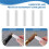 5 cork grease tubes Cork Grease for Flute Oboe Clarinet Saxophone Reed Instruments (White) 3