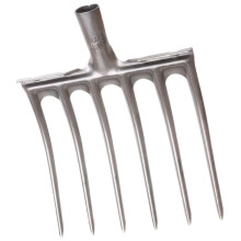 Garden Digging Fork Heavy Duty Manganese Steel SixTine Design for Soil Turning and Farming
