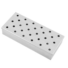 Stainless Steel Smoker Box for Gas Grill, Warp BBQ Smoking Accessories for Authentic Smoke Flavor