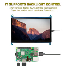 7in Ultra HD Touch Display HDMI 1024x600