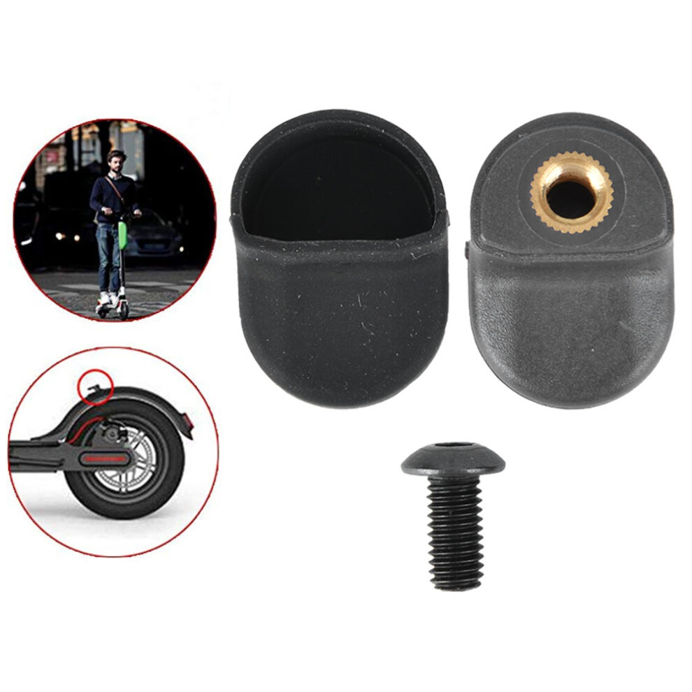 Xiaomi M365 Scooter Rear Fender Hook & Silica Gel Sleeve Easy Install Black 3091393771704