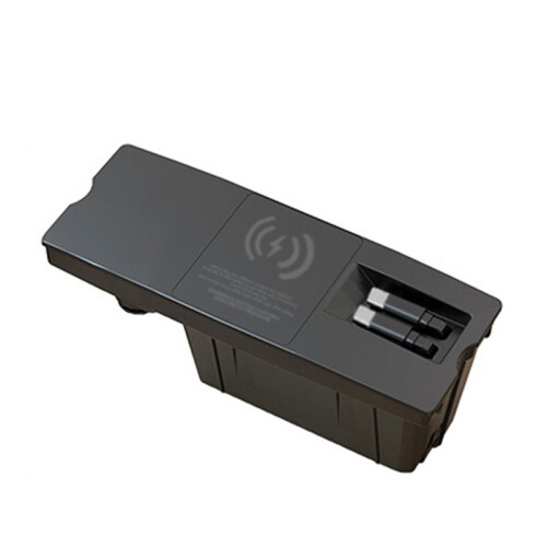 Wireless Car Charger Dual Type-C Cable Fast Charging Telescopic Cable for  2012-2018 A6 A7