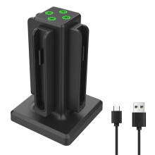 Charging Dock for 2 4-Port Magnetic Charger Docking Station USB-C Charging LED Indicator