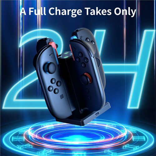 Charging Dock for  2  4-Port  Magnetic Charger Docking Station USB-C Charging LED Indicator 2