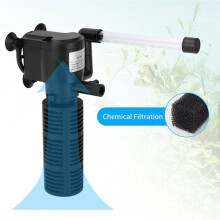 Aquarium Internal Filter Silent  Aquarium Filter Waterproof Aquarium Water Purifier Aquarium Air Pump RS603 EU Plug