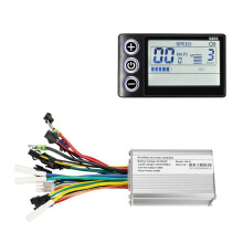 S866 LCD Display Electric Bike Scooter Controller for Motor 24V-48V Electric Bike Parts Acessories 350W