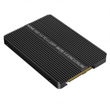 NVMe SSD 5.0 to U.2 (SFF-8639) 5.0 2.5" SSD Adapter with Thermal Pad, Convert M.2 NVMe SSD to U.2 Not for