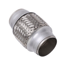 Exhaust Flexible Pipe Coupling 1.75x4.1in Silver