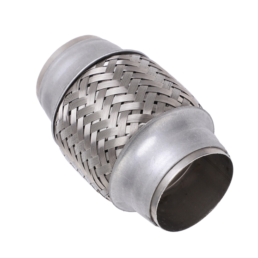Exhaust Flexible Pipe Coupling 1.75X4.1in Silver 7671393771834
