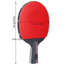 Penhold PingPong 24x15x2 cm Red-Black 275-280g