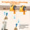 Automatic Cat Toy Interactive Electric Adjustable Cat Toy with Indoor  Cat Toy B 7