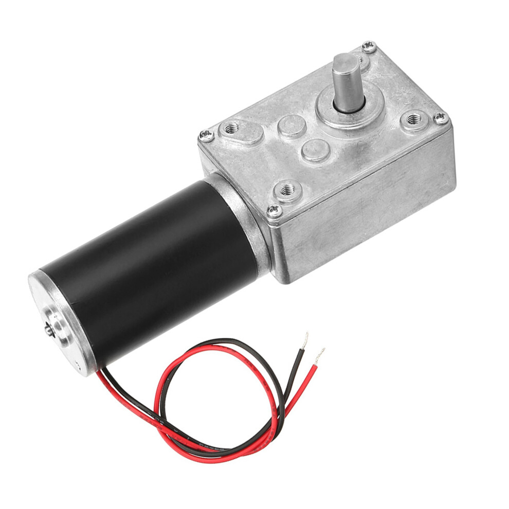 Electric Worm Gear Motor 12V Reversible 8Mm Shaft Speed Reduce Low Noise 7691393772006