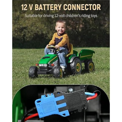 2pcs Power Wheel Adapter for 20V Lithium Battery,Battery Adapter with Wire Harness Connector, Power Adapter Conversion 2