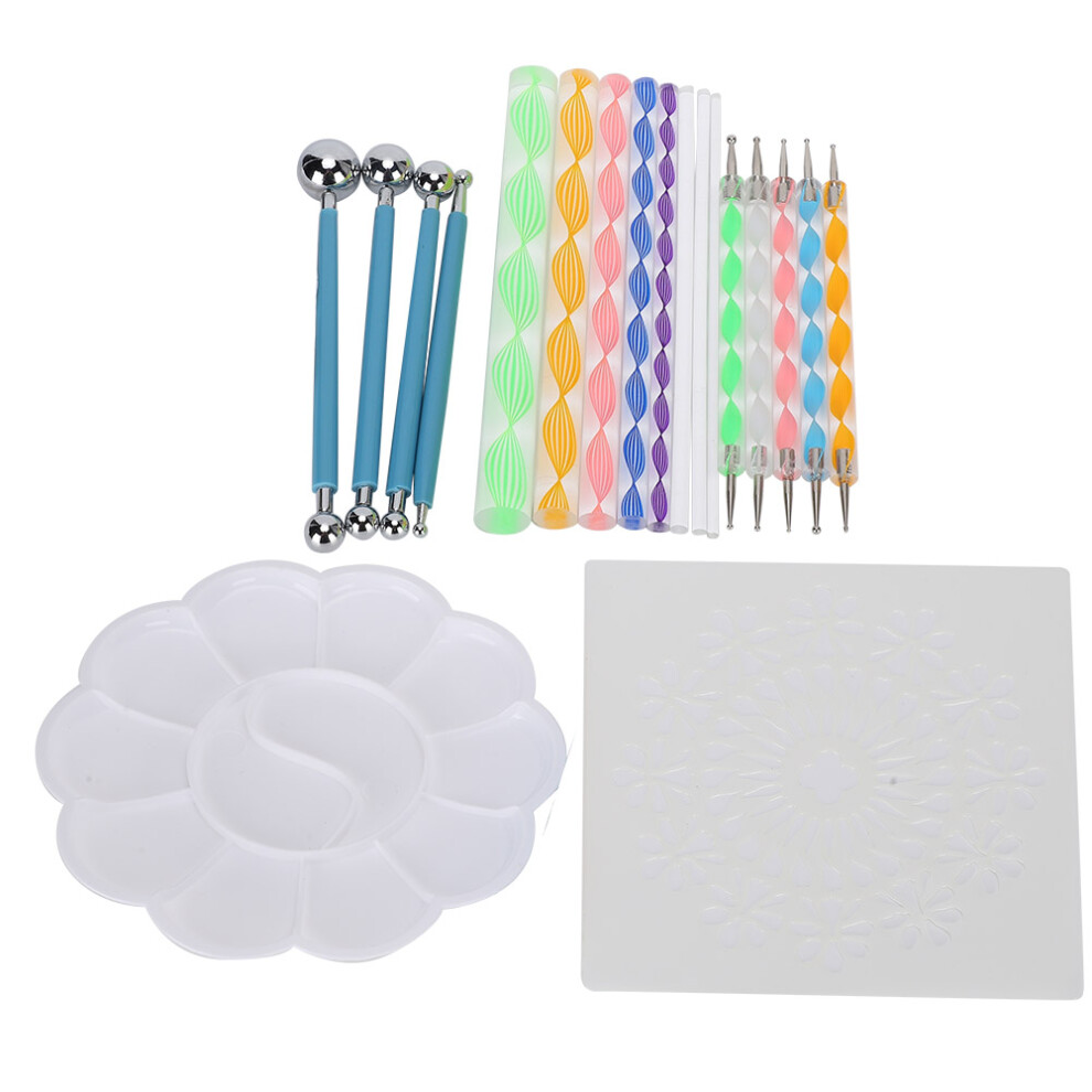 20Pcs Mandala Dotting Tools Set, 24Cm, Assorted 5081393772090