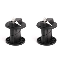 2X Gas Can Mount, Oil Mounting Lock 5Gallon Gas Tank Cans Lock Pack Mount Lock for 10L/2.6 Gallon Fuel Tank