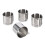 4-Tassen-Set aus Edelstahl 7